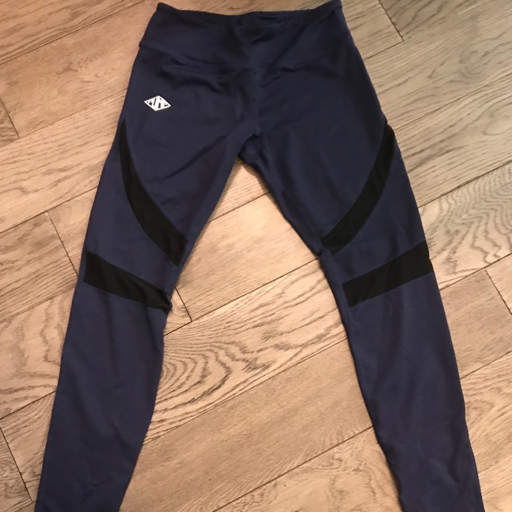 Pump Chasers Navy Workout Leggings